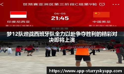 梦12队迎战西班牙队全力以赴争夺胜利的精彩对决即将上演